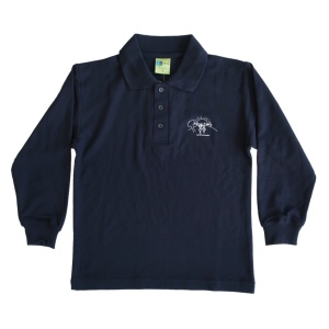 LONG SLEEVE POLO TOP