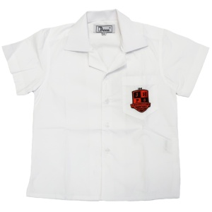 BOYS SHORT SLEEVE OPEN NECK SCHOOL SHIRT