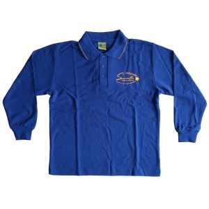 LONG SLEEVE POLO SHIRT﻿ 