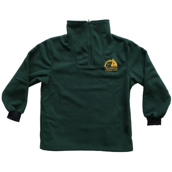 POLAR FLEECE HALF ZIP TOP