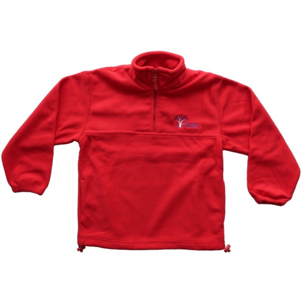 HALF ZIP POLAR FLEECE TOP