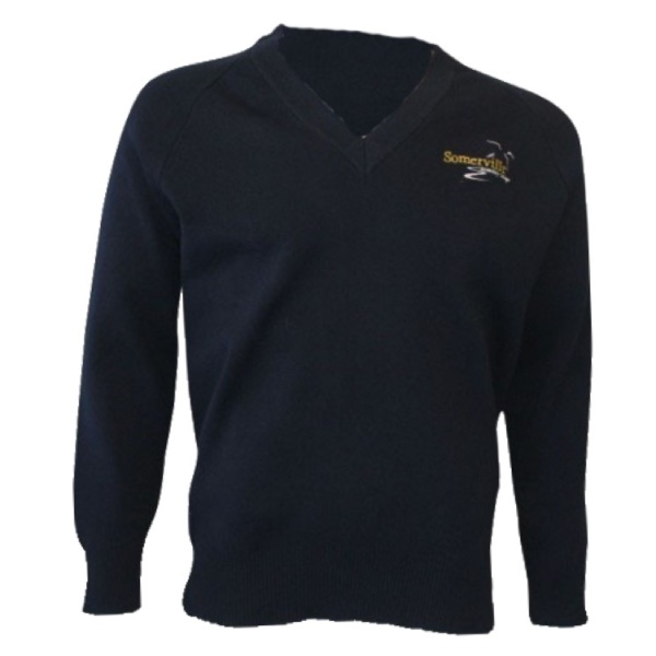 JUNIOR POLY-COTTON KNITTED JUMPER