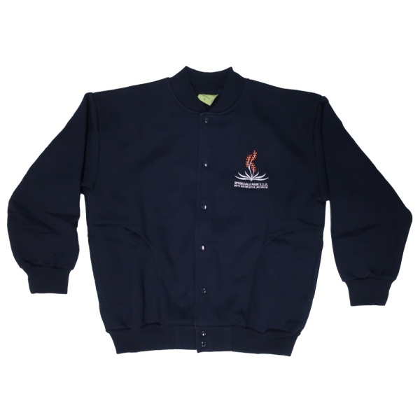 YOUTH'S SUPER FLEECE BOMBER JACKET﻿-[WITH EMBROIDERY LOGO] FOR SPRINGVALE PARK SPECIAL DEVELOPMENT SCHOOL