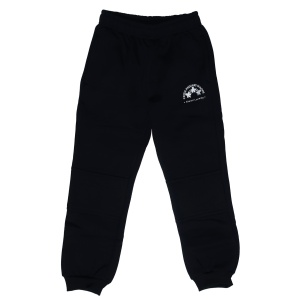 STRAIGHT LEG TRACK PANTS WITH DOUBLE KNEE