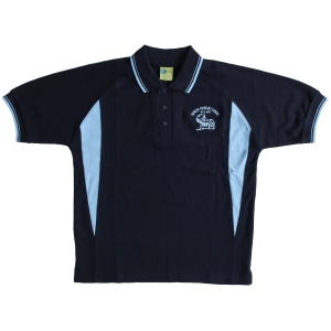 SHORT SLEEVE PIQUE CONTRAST POLO SHIRT