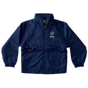 WATERPROOF SPRAY JACKET WITH POLAR FLEECE LINING