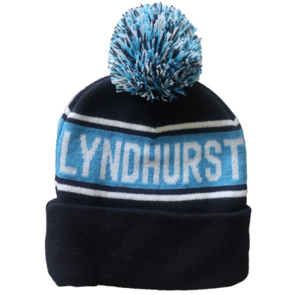 KNITTED BEANIE WITH POM POM